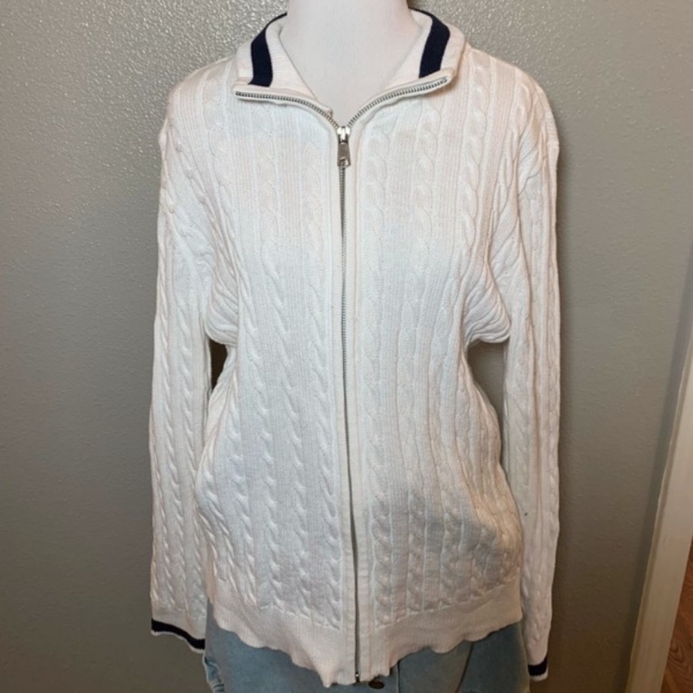 Foxcroft zip up sweater
